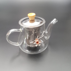Hot Selling <strong>Glass</strong> <strong>Teapot</strong> With Stainless Steel Infuser Black Tea/Flower Tea <strong>Teapot</strong> for Drinking Set - Product Image 3