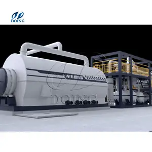 30and-50TPD Waste tire plastic Pyrolysis Plant Oil sludge treatment processing Machine