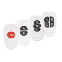 Control Remoto Universal Portátil para Puerta de Garaje RF315mhz y RF433mhz con Mango Táctil LED de 4 Botones, Modelo FY