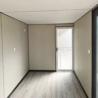 Maison conteneur préfabriquée en acier, contemporaine, modulaire, légère, anti-corrosion, étanche, écologique, 20 pieds, 40 pieds