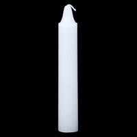 Bougeoirs ménagers blancs Lot de 72 bougies de dîner de 6 pouces de haut pour les églises de vacances