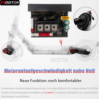MODTEK E3 55km/jam Papan Utama Performa Tinggi Pengontrol Pembuka Batas Kecepatan Motherboard untuk SEGWAY ninebot Skuter E3/E3 PRO Part