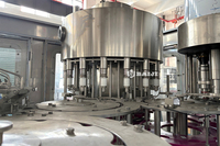Ensemble complet de machine automatique de lavage, de remplissage et de bouchage de bouteilles d'eau pure de 500 ml