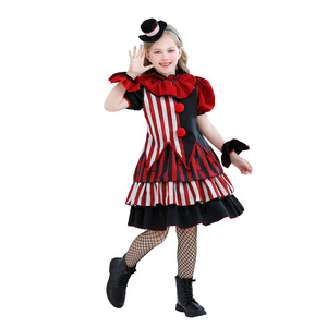 Disfraz de Payaso de Circo para Niñas, Disfraz de Halloween, Carnaval, Fiesta, Actuación, Cosplay, Vestido de Princesa, Juego de Roles - Product Image 3