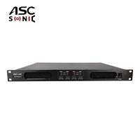 ASCSONIC SD2504 4 Kanal 250 Watt D Sınıfı Profesyonel Güç Amplifikatörü 2 Yıl Garantili 20Hz-34kHz