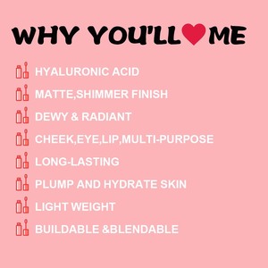 OCHAIN maquillaje impermeable personalizado su logotipo bajo Moq maquillaje vegano líquido rubor - Product Image 3