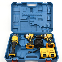 Kit de perceuse sans fil 20V avec mandrin 3/8'' et batterie rechargeable, ensemble de visseuse électrique, vente en gros OEM d'usine