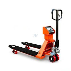 550Mm/685Mm Scale <b>Pallet</b> Trucks, Manual <b>Pallet</b> Trucks, 2000Kg, Fork Width Customizable, 2-Ton Manual Forklift With Weighing - Product Image 1