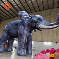 Nouveau design, ballon gonflable géant en forme d'éléphant, résistant à l'eau et au soleil, durable, pour la publicité extérieure et les événements