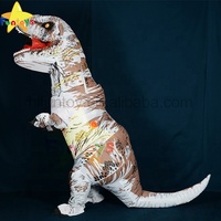 Funtoys Gonflable Dinosaure Dragon Mascotte Costume Fursuit Macotte Carnaval Noël Halloween pour Adulte