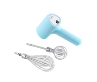 Household Mini Handheld Electric Mixer, 1200mah Usb Rechargeable, Double  Stirrer, 3-level Adjustable Egg Beater