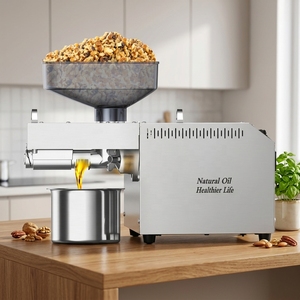 Petite entreprise maison Mini presse à <span class=keywords><strong>huile</strong></span> Machine Petite machine moulin à <span class=keywords><strong>huile</strong></span> Presse à froid Machine de fabrication d'<span class=keywords><strong>huile</strong></span> pour la maison - Product Image 1