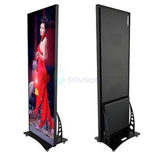 Trong nhà có thể gập lại màn hình điện thoại di động thông minh màn hình quảng cáo độ nét cao hiển thị áp phích Màn hình LED - Product Image 3