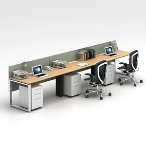 사무실 칸막이 파티션 워크 스테이션 데스크 2 4 6 사람 사무실 컴퓨터 책상 콜 센터 고품질 2 인 워크 스테이션