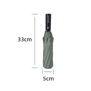 <span class=keywords><strong>Parapluie</strong></span> de voyage compact pliable incassable avec tige robuste, design minimaliste pour hommes, femmes, adolescents et enfants, pour le golf et la protection solaire - Product Image 2