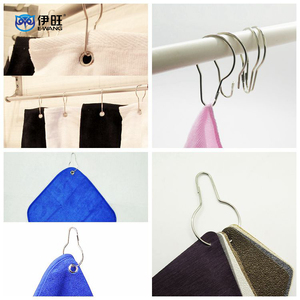 EWANG vente directe en forme de pied tringle à rideau accessoires de quincaillerie crochets anneaux de rideau de douche - Product Image 5