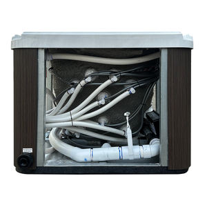 Bañera de Hidromasaje Acrílica Cuadrada con 5 Materiales Aislantes para Jardín o Villa - Product Image 1