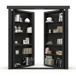 Pintu Murphy Kayu Solid Berkualitas Tinggi Desain Tradisional untuk Interior Kamar Tidur Aplikasi Pintu Rak Buku Tersembunyi - Product Image 5