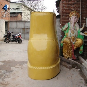 Escultura de Bota Amarilla Gigante Personalizada de Fibra de Vidrio para <span class=keywords><strong>Plaza</strong></span> Comercial y Exhibición en Tiendas - Product Image 2