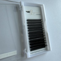Extensions de cils synthétiques exquises en forme de U-3W, cils 3D en W, cils croisés parallèles CC D L M Curl YY