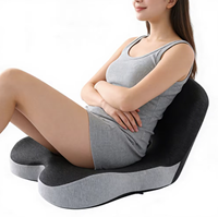 Coussin de siège orthopédique en mousse à mémoire de forme, soulagement des douleurs sciatiques et du coccyx pour la maison, le bureau, la voiture et les voyages