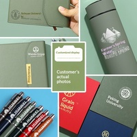 Coffret Cadeau Affaires : Carnet en Similicuir, Mug Isotherme, Parapluie et Agenda à Reliure Cousue pour Usage Professionnel au Bureau