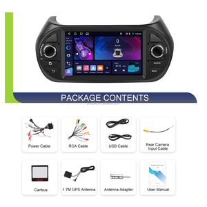วิทยุติดรถยนต์ Podofo 4+64GB 7 นิ้ว สำหรับ Fiat Fiorino ปี 2008-2016 ระบบ Android 2 Din รองรับ Wireless CarPlay/Android Auto GPS WiFi IPS AI DSP BT - Product Image 6