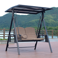 Meilleure vente moderne 2 places en aluminium balançoire jardin extérieur meubles de loisirs pour balcon patio espaces publics-vente de gros