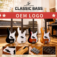 Premium Gloss 4 Strings with Rosewood Fingerboard and Maple Neck Professional Musical Electric Bass