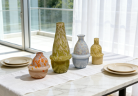RYLAVA Nouveauté Vase en verre artisanal hydroponique style bohème moderne pour arrangement floral de table de mariage