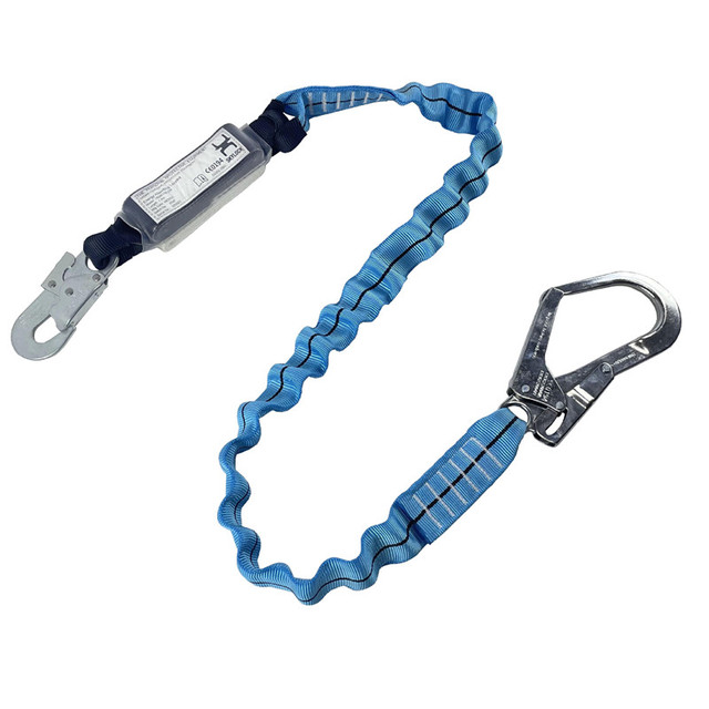 WEJUMP High Quality Single Hook Safety Harness Shock Energy Absorber Lanyard