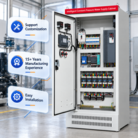 Armoire de commande de pompe à eau personnalisable PLC VFD HMI pour l'alimentation en eau industrielle et l'automatisation électrique