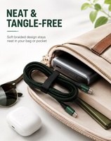 Cable de Carga Rápida Togudu CC-269 100W 5A Tipo C con Trenzado de Nailon, Transferencia de Datos de 480Mbps, con E-Marker, para Teléfono Móvil y Computadora