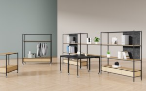 Dernière Collection : Bibliothèques Modulaires Modernes, Étagères de <span class=keywords><strong>Bureau</strong></span>, Unité de Rangement Ouverte pour Salon - Product Image 6