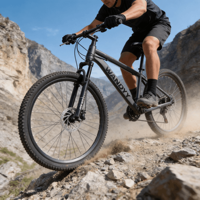 Rangka Sepeda Gunung Dewasa Murah, Ban Shimano, Sepeda Gunung, Mountainbike 26'' 27.5'' 29'' Garpu Suspensi Baja Karbon