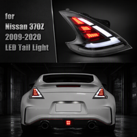 Feux arrière LED transparents clairs à clignotants séquentiels, étanches IP67, Nafu Auto pour Nissan 370Z Coupé Roadster Voiture de sport