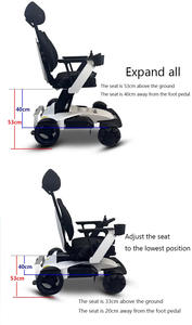 電動車椅子用調整可能シート高スペアパーツ パワーホイールチェア - Product Image 5