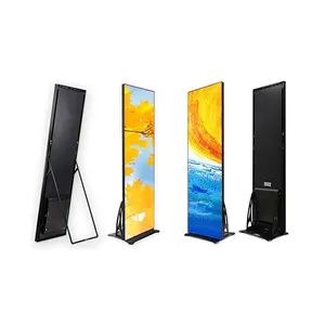 smart advertising panel P2.5 led display billboard sign video standing poster shopping mall led display screen