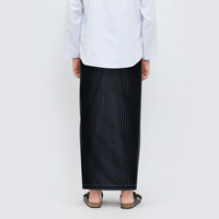 Sarung ATLAS Muslim pria, sarung ATLAS warna hitam Motif BHS Favorit Motif kain Batik Indonesia untuk pria