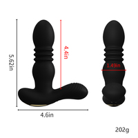 SEXBAY Amazon Explosiver Silikon-Prostatamassager Analplug Butt Plug Anal-Heiz-/Stoßvibrator Sexy Spielzeug Erwachsenen-Sexspielzeug