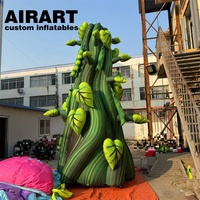 Parfait pour les fêtes et festivals sur le thème du Pays des Merveilles : Ballon géant gonflable en forme de tige de haricot