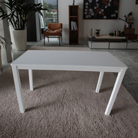 Bureau à domicile blanc moderne Durable & Facile à assembler Essentiels Simple Mobilier moderne pour chambre à coucher Bureau