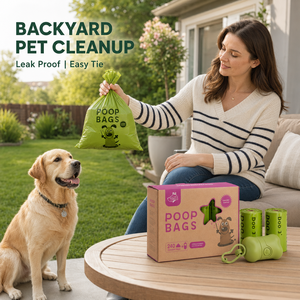 Custom Dog <b>Bag</b> Factory Bio Based PE Dog Cleanup <b>Bags</b> Easy Open Unscented for Bulk Buyers Custom Size Thickness Packing - Product Image 1