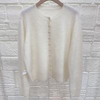 Offre Spéciale O Cou Pull Simple Cardigan Tricot Chaud Laine Mélange Pull Tricoté Cardigan Pull Nouveaux Styles