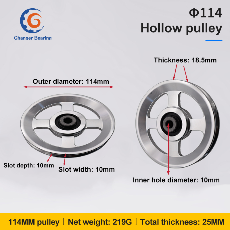 Aluminum Alloy Fitness Pulley Wheel – 90mm Bearing Pulley For Home Gym Equipment & Strength Training - View #8