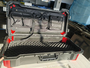 Caja de herramientas de almacenamiento de techo de plástico Universal para accesorios de coche todoterreno 4x4 76L viene con soportes de dos piezas bolsa interior almohadilla de esponja - Product Image 3