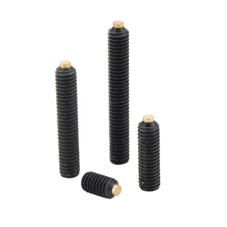 High Quality socket screws with nylon patch ball end stainless steel m8 soft tip set screw