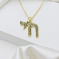 Pendentif Étoile Pentagramme en Gros, Zircon Goutte d'Huile, Thème Animal (Vache et Cheval), Accessoires de Collier, Bijoux