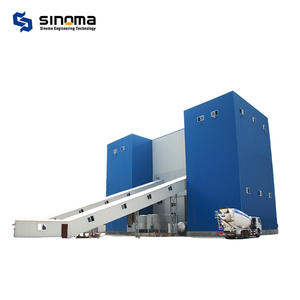 Planta Mezcladora Fija, Planta de Concreto Premezclada Eléctrica Avanzada de 50m3/h, Planta Mezcladora de Suelo Estabilizado Móvil - Product Image 3