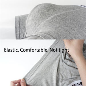 Venta al por mayor <span class=keywords><strong>Calzoncillos</strong></span> bóxer para <span class=keywords><strong>hombre</strong></span> Ropa interior cómoda Logotipo personalizado Transpirable Pantalones cortos de talla grande Paquete de 4 <span class=keywords><strong>Calzoncillos</strong></span> bóxer suaves para hombres - Product Image 4